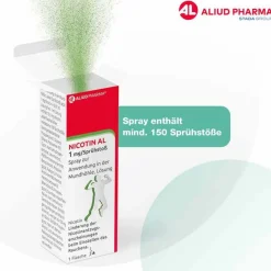 Aliud Pharma Nikotinspray Und Inhaler-NICOTIN AL 1mg/Sprühstoß Spray, 2 St