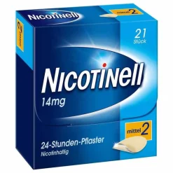 Nicotinell 14 mg / 24-Stunden- Nikotinpflaster, Pflasterstärke Mittel (2), 21 St- Nikotinpflaster