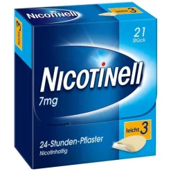 Nicotinell 7 mg / 24-Stunden- Nikotinpflaster, Pflasterstärke Leicht (3), 21 St- Nikotinpflaster