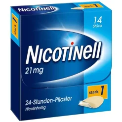 Nicotinell Nikotinpflaster-21 mg / 24-Stunden-Nikotinpflaster, Pflasterstärke Stark (1), 14 St