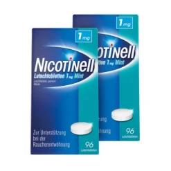 Lutschtabletten 1 mg Mint, 2X96 St^Nicotinell Best