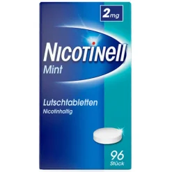 Nicotinell Nikotin Lutschtabletten-Lutschtabletten 2 mg Mint, 96 St