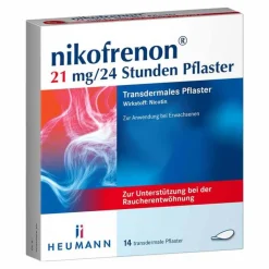 nikofrenon Nikotinpflaster-21 mg/24 Stunden Pflaster, 14 St