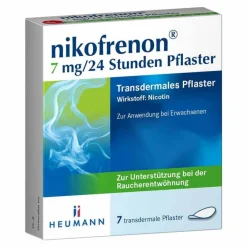 Nikofrenon Nikotinpflaster-7 mg/24 Stunden Pflaster, 7 St