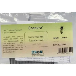 Nissenkamm Lauskamm grob / fein Kunststoff, 1 St^Coscura Online