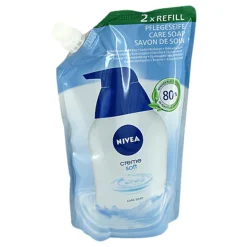 Nivea Flüssigseife Creme Soft Nachfüllbeutel, 500 ml- Duschen & Waschen