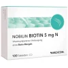 Nobilin Biotin 5 mg N Tabletten, 100 St- Vitamin B7 (Biotin)