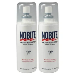 Nobite Hautspray , 2x100 ml- Mückenspray|Mückenschutz