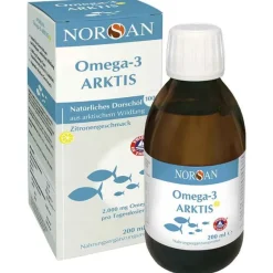 Norsan Omega 3 Kapseln-Omega-3 Arktis flüssig, 200 ml