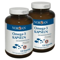 Norsan Omega-3 Kapseln, 2x120 St- Omega 3 Kapseln