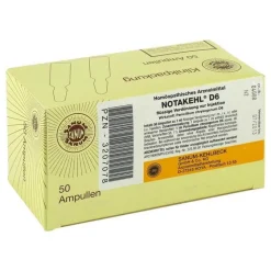 D 6 Ampullen, 50X1 ml^Notakehl Best