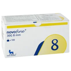 Novofine Import 0,30x8 mm 30 G Kanüle, 100 St^ Hot