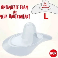 Nuk Brusthütchen-Brusthütchen Größe L, 2 St