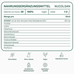 Nupure Medikamente Gegen Blähungen|Magentabletten-nucolsan bei Reizdarm Pulver zur Suspensionsherstellung , 30X3 g
