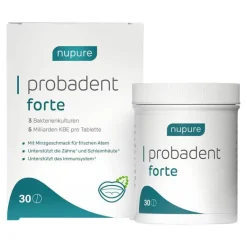 probadent forte 3 Bakterien Kulturen 5 Mrd. KBE Lutschtabletten, 30 St^Nupure Sale