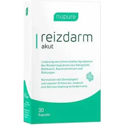 reizdarm akut b.Blähungen Bauchschmerz Kapseln , 30 St^Nupure Discount
