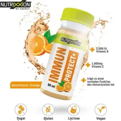 Nutrixxion SHOT Immun Protect + Trinkampullen, 12X60 ml- Immunsystem