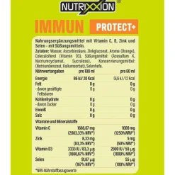 Nutrixxion SHOT Immun Protect + Trinkampullen, 12X60 ml- Immunsystem