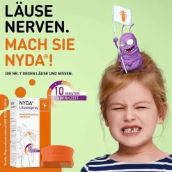 Nyda Läusespray, 50 ml-Kinder Läusemittel|Läuseshampoo