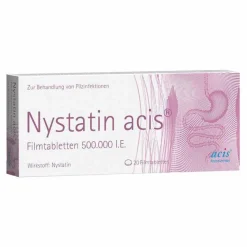 Acis Nystatin Filmtabletten, 20 St- Darmsanierung Medikamente|Hautpilz Creme