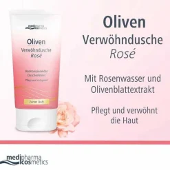 Medipharma Cosmetics Duschen & Waschen-Oliven Verwöhndusche Rose, 150 ml