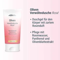 Medipharma Cosmetics Duschen & Waschen-Oliven Verwöhndusche Rose, 150 ml