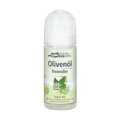 Medipharma Cosmetics Antitranspirant & Deo-Olivenöl Deoroller Grüner Tee, 50 ml