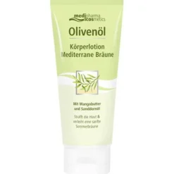 Medipharma Cosmetics Selbstbräuner|Körpermilch & Lotionen-Olivenöl Körperlotion Mediterrane Bräune, 200 ml