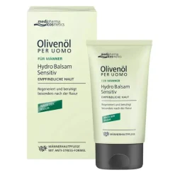 Medipharma Cosmetics Olivenöl Per Uomo Hydro Balsam sensitiv, 50 ml- Pflege