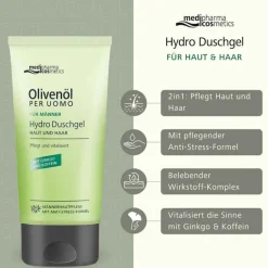 Olivenöl Per Uomo Hydro Duschgel, 150 ml^Medipharma Cosmetics New