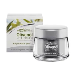 Medipharma Cosmetics Olivenöl vitalfrisch Körperbutter, 200 ml- Cremes & Balsame