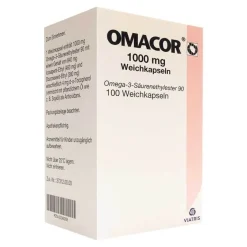 Omacor 1000 mg Weichkapseln, 100 St- Cholesterin Tabletten