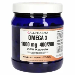 Omega 3 1000 mg 400 / 200 GPH Kapseln, 360 St^Hecht Pharma Online