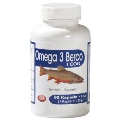 Berco Omega 3 1000 mg Kapsel, 60 St- Omega 3 Kapseln