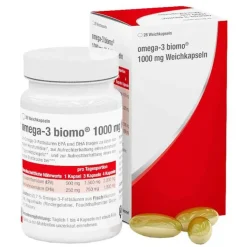 Omega-3 1.000 mg Weichkapseln, 28 St^Biomo Clearance