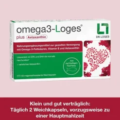 Dr. Loges Omega 3-Loges plus Kapseln, 60 St- Omega 3 Kapseln