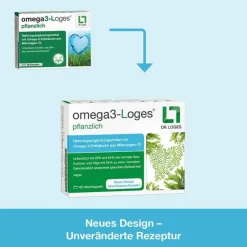 Dr. Loges OMEGA3-Loges pflanzlich Kapseln, 60 St- Omega 3 Kapseln