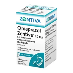 Zentiva Sodbrennen Medikamente-Omeprazol 20 mg bei Sodbrennen, 14 St