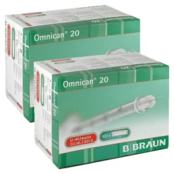Omnican 20 0,5ml Insulinspritzen U-4 , 2x100 St- Zubehör