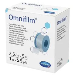 Omnifilm Fixierpflaster Folie 2,5 cmx5 m, 1 St^