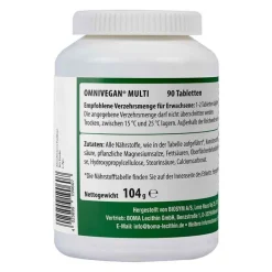 Omnivegan Vitalität-Multi zertifiziert vegan Tabletten, 90 St