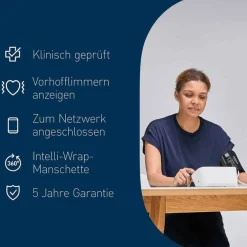 Omron M4 Connect Afib Oberarm Blutdruckmessgerät, 1 St^ Hot