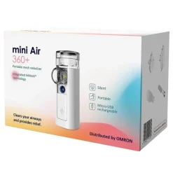 Omron mini Air 360 + Mesh Nebulizer tragbar, 1 St- Inhaliergeräte