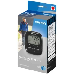 Omron Schrittzähler-Walking Style IV Schrittzähler schwarz, 1 St