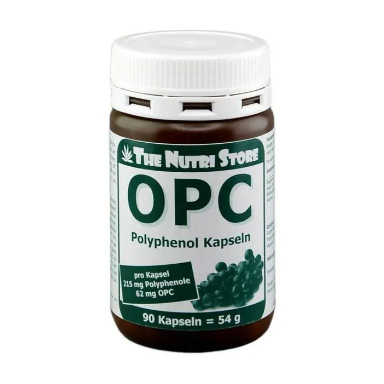 The Nutri Store OPC 62 mg plus Polyphenol Kapseln, 90 St- Opc