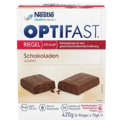 Optifast Riegel Schokolade, 6X70 g- Riegel