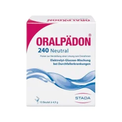 Oralpädon ® 240 Neutral , 10 St-Kinder Elektrolyte|Durchfallmittel