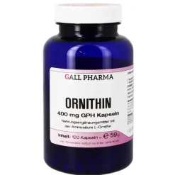 Hecht Pharma Ornithin 400 mg GPH Kapseln, 120 St- Aminosäuren|Aminosäuren