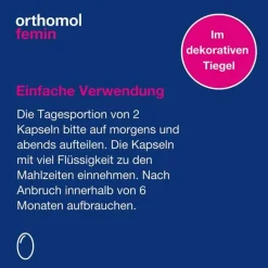 Orthomol Wechseljahre-Femin Kapseln, 180 St