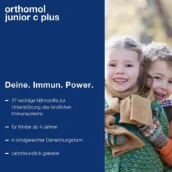 Orthomol Junior C plus Kautabletten Mandarine-Orange, 14 St-Kinder Multivitamine